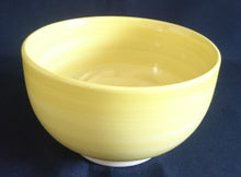 Lade das Bild in den Galerie-Viewer, 2er Set MÜSLI~ SALATSCHÜSSELN &quot;Flirt&quot; &quot;Liso&quot; - Porzellan, Streifen Einfärbiges Meliertes Dekor
