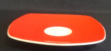 Lade das Bild in den Galerie-Viewer, 12 Teiliges KAFFEESERVICE &quot;Novel&quot; - Porzellan, Geometrisches Linien Striche Abstrakt Breiter Rand Motiv Quadratische Form Motiv Dekor
