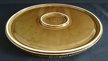 Lade das Bild in den Galerie-Viewer, 2er Set FONDUETELLER (5 Kammer) &quot;Studio Linie&quot; &quot;Brotzeit&quot; - Keramik / Steingut, Abstraktes Kreise Striche Blüten Motiv Dekor (BC)
