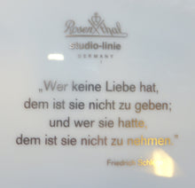 Lade das Bild in den Galerie-Viewer, HOCHZEITSPLATZTELLER &quot;Studio Line&quot; - Porzellan, Abstrakt Striche Linien Muster Aufschrift Motiv Dekor
