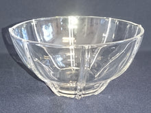 Lade das Bild in den Galerie-Viewer, 2er Set DESSERTSCHALEN - Hartglas, Senkrechte Linien Relief Motiv Dekor
