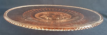 Lade das Bild in den Galerie-Viewer, TORTEN~ SERVIERPLATTE - Hartglas, Flora Obst Früchte Kettenglieder Rand Relief Motiv Dekor
