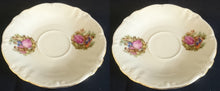 Lade das Bild in den Galerie-Viewer, 2er Set 2er MOCCAGEDECK - Porzellan, Goldrand Barock Dekor
