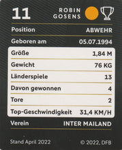 Lade das Bild in den Galerie-Viewer, Standard STICKER FIFA WELTMEISTERSCHAFT 2022 in QATAR (KATAR) - Verschiedene Sticker / Karten (GnoE)
