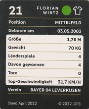 Lade das Bild in den Galerie-Viewer, Standard STICKER FIFA WELTMEISTERSCHAFT 2022 in QATAR (KATAR) - Verschiedene Sticker / Karten (GnoE)
