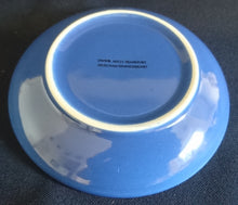 Lade das Bild in den Galerie-Viewer, UNTERTASSE - Keramik / Steingut, Blau, Schwarze Aufschrift &quot;Espresso&quot; Dekor
