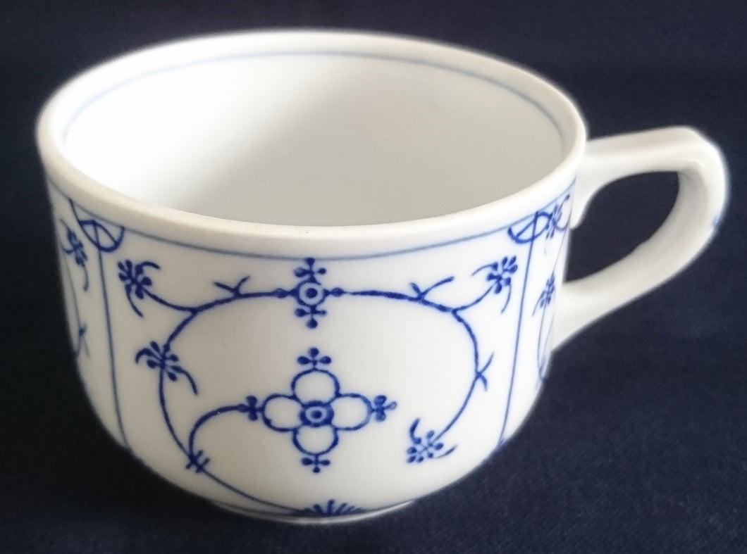KAFFEETASSE - Porzellan, Klassisch Style, Indisch Blau Strohblume Dekor