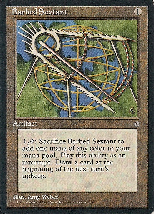 BARBED SEXTANT, Magic -The Gathering-, Ausgabe / Set / Serie Eiszeit (Ice Age) 1995
