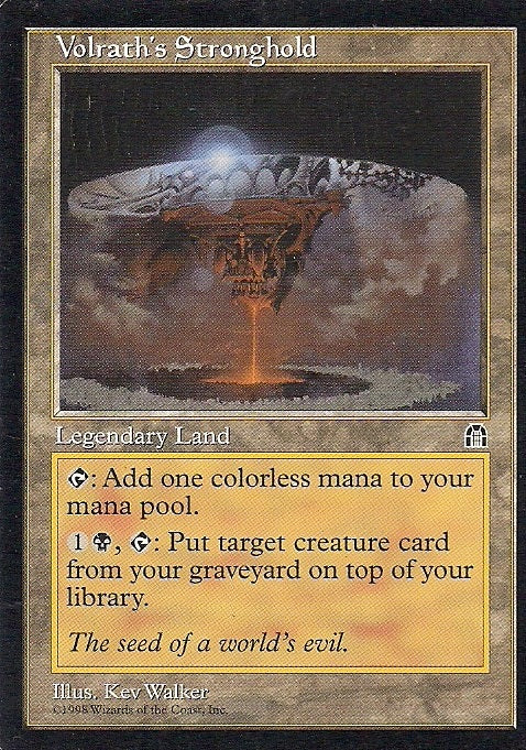 VOLRATH´S STRONGHOLD, Magic -The Gathering-, Ausgabe / Set /  Serie Felsenburg (Stronghold) 1998