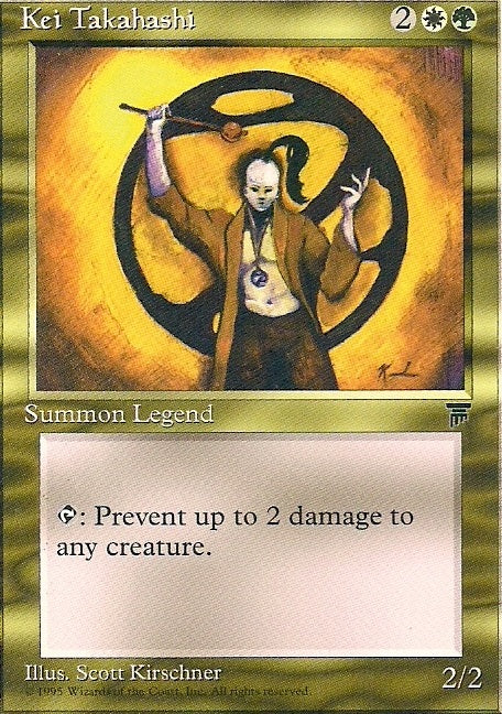 KEI TAKAHASHI, Magic -The Gathering-, Ausgabe / Set / Serie Legenden (Legends) 1994