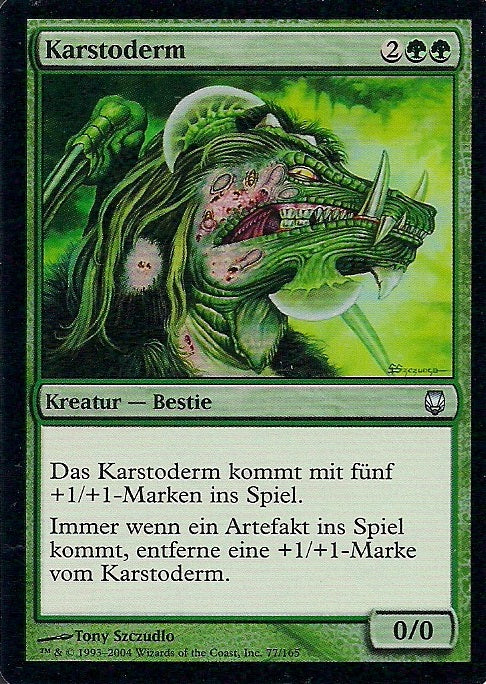 KARSTODERM (FOILS / SPEKTRAL), Magic -The Gathering-, Ausgabe / Set / Serie Nachtstahl (Darksteel) 2004