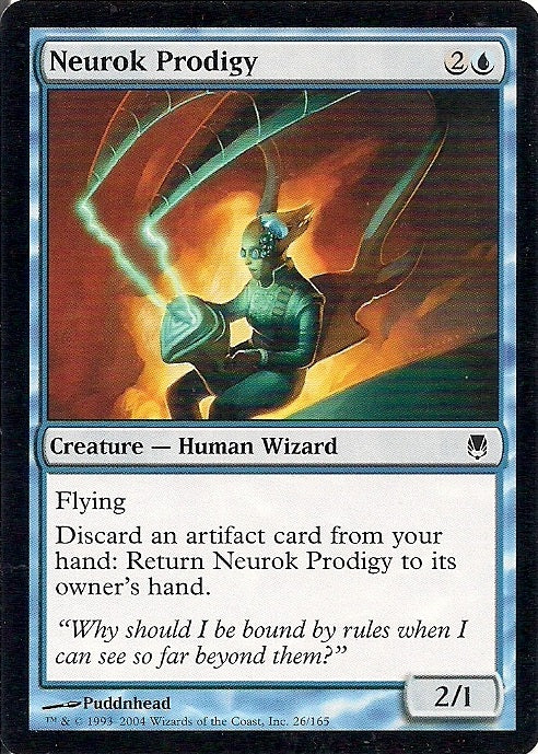 NEUROK PRODIGY, Magic -The Gathering-, Ausgabe / Set / Serie Nachtstahl (Darksteel) 2004
