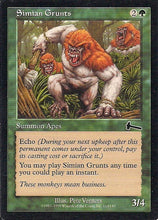Lade das Bild in den Galerie-Viewer, SIMIAN GRUNTS, Magic -The Gathering-, Ausgabe / Set / Serie Urzas Vermächtnis (Urza´s Legacy) 1999
