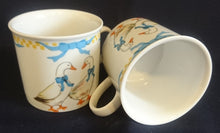 Lade das Bild in den Galerie-Viewer, 17 Teiliges KAFFEESERVICE &quot;Porcelain Collection&quot; - Porzellan, Ländliches Gänse Schleifen Motiv Dekor
