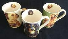 Lade das Bild in den Galerie-Viewer, KAFFEETASSE - Porzellan, Bulldogge Hunde Innen Motiv Dekor
