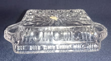 Lade das Bild in den Galerie-Viewer, ABLAGESCHÄLCHEN - Kristallglas, Linien Abstrakt Relief Dekor
