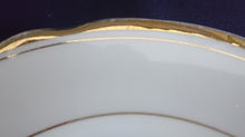 Lade das Bild in den Galerie-Viewer, 2er Set DESSERTTELLER - Porzellan, Mehrfacher Goldränder Gewölbter Dekor
