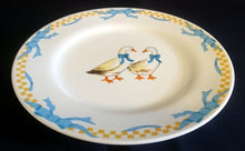 Lade das Bild in den Galerie-Viewer, 17 Teiliges KAFFEESERVICE &quot;Porcelain Collection&quot; - Porzellan, Ländliches Gänse Schleifen Motiv Dekor
