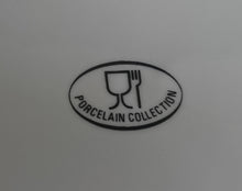 Lade das Bild in den Galerie-Viewer, 17 Teiliges KAFFEESERVICE &quot;Porcelain Collection&quot; - Porzellan, Ländliches Gänse Schleifen Motiv Dekor
