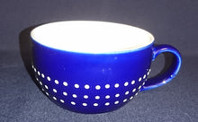 Lade das Bild in den Galerie-Viewer, 2er KAFFEEGEDECK - Keramik / Steingut, Punkte Kreise Dekor
