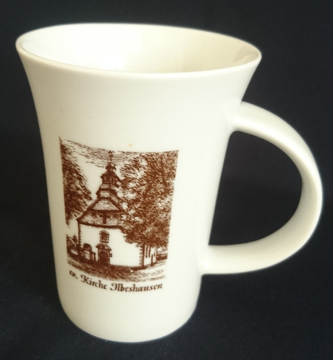 KAFFEETASSE - Porzellan, Evangelische Kirche Ilbeshausen Grebenhain Vogelsbergkreis Motiv Dekor
