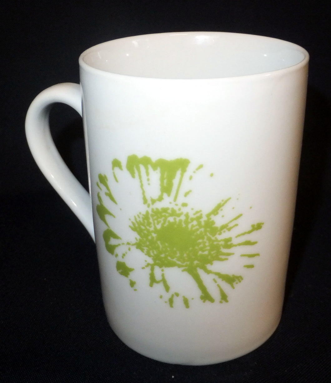 KAFFEETASSE - Porzellan, Farbklecks- / Fleck Dekor