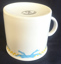 Lade das Bild in den Galerie-Viewer, 2er KAFFEEGEDECK &quot;Porcelain Collection&quot; - Porzellan, Ländliches Gänse Schleifen Motiv Dekor
