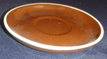Lade das Bild in den Galerie-Viewer, 4er Set MOCCAGEDECKE - Keramik / Steingut, Weißer Rand Einfärbiges Dekor
