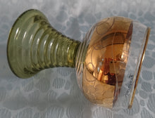 Lade das Bild in den Galerie-Viewer, ANDENKEN RÖMERGLAS &quot;Salzburg&quot; - Press- / Hartglas, Geometrisches Hammerschlag Optik Aufschrift Dekor
