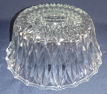 Lade das Bild in den Galerie-Viewer, 2er Set SALATSCHALEN - Hartglas, Geometrisch Ovales Linien Abstrakt Dekor
