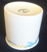 Lade das Bild in den Galerie-Viewer, ZUCKERDOSE OHNE DECKEL &quot;Porcelain Collection&quot; - Porzellan, Ländliches Gänse Schleifen Motiv Dekor
