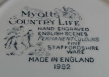 Lade das Bild in den Galerie-Viewer, SUPPENTELLER &quot;Country Life&quot; - Keramik / Steingut (Fine Staffordshire Ware), Englisches Landleben Scenen Motiv Dekor, Hand graviert
