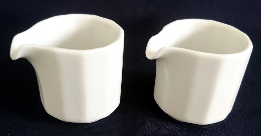 2er Set MILCHKÄNNCHEN - Porzellan, Gastronomie Einfärbiges Klassisch Dekor