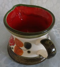 Lade das Bild in den Galerie-Viewer, MILCHKÄNNCHEN &quot;Tirol&quot; - Keramik / Steingut, Rosen Motiv Dekor, Handbemalt
