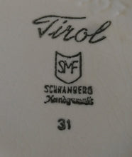 Lade das Bild in den Galerie-Viewer, ZUCKERDOSE OHNE DECKEL &quot;Tirol&quot; - Keramik / Steingut, Rosen Motiv Dekor, Handbemalt
