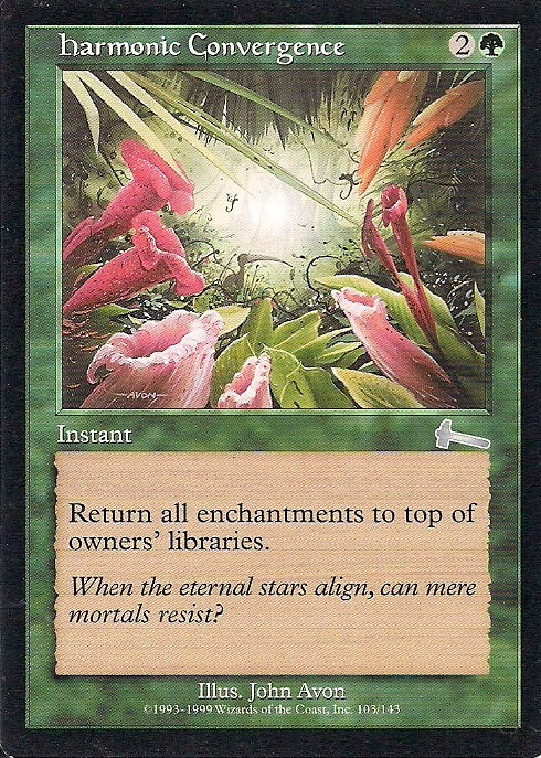 HARMONIC CONVERGENCE, Magic -The Gathering-, Ausgabe / Set / Serie Urzas Vermächtnis (Urza´s Legacy) 1999