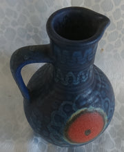 Lade das Bild in den Galerie-Viewer, 2er Set  KANNE &amp; SCHALE MIT GRIFF &quot;Fat Lava&quot; - Keramik / Steingut, Künstlerisches Dekor, Handarbeit
