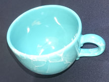 Lade das Bild in den Galerie-Viewer, KAFFEETASSE / POTT - Keramik / Steingut, Abstrakt Marmor Dekor
